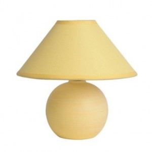 Настольная лампа шар Faro 14552/81/34 40Вт Желтая