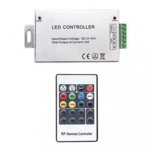 Контроллер для светодиодной ленты Т667 12А радио 20кн