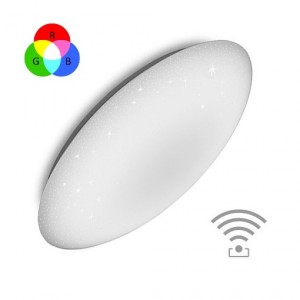 Светодиодный светильник CLL0138W530-RGB накладной 38Вт RGB с пультом