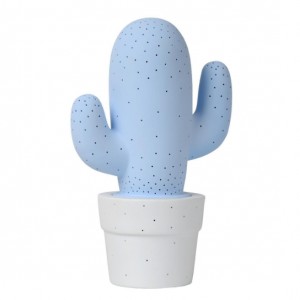Настольная лампа Cactus 13513/01/68 40Вт Голубой Кактус