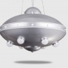 Люстра НЛО детская светодиодная с пультом 31Вт Серая фото 2