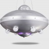 Люстра НЛО детская светодиодная с пультом 31Вт Серая фото 3